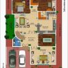 1 Kanal House Plan