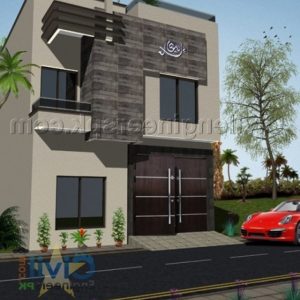 4 Marla House Front Design