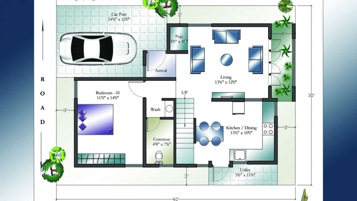 Incredible 30 X 40 West Facing House Plans Everyone Will Like | Homes In Kerala 22*40 House Plan South Facing Picture