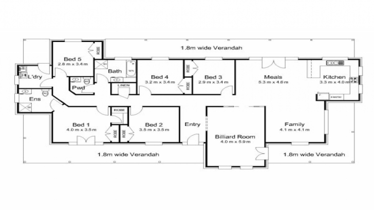 Incredible 5 Bedroom Modern House Plans Modern House How To Design A Bedroom Five Bedroom House Plans Australia Image