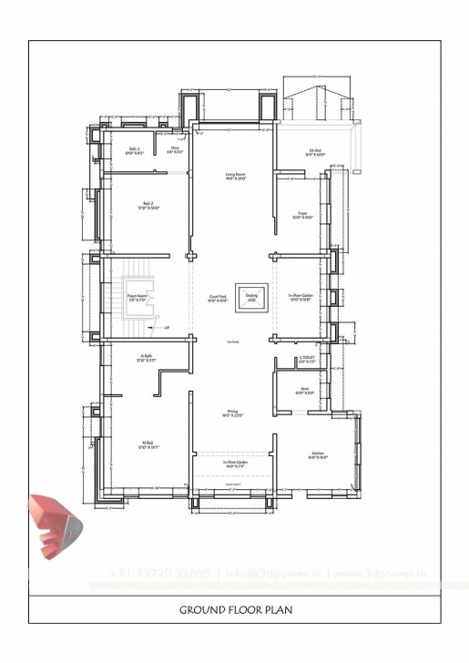 Incredible Cad House Plan | Sweet Homes | Pinterest | 3D Architectural 2D Plan Of Modern Houses Photo