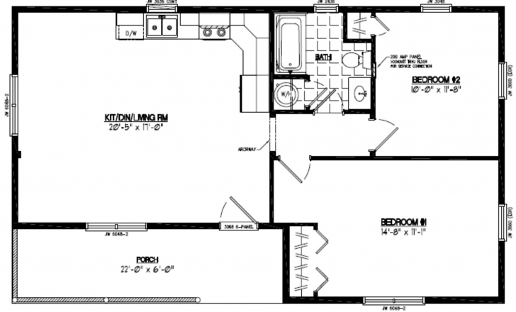 Incredible Certified Homes | Frontier Style Certified Home Plans 22*40 House Design Picture