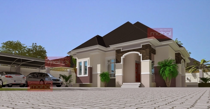 Incredible Contemporary Nigerian Residential Architecture 3 Bedroom Flat Modern Buildings Image