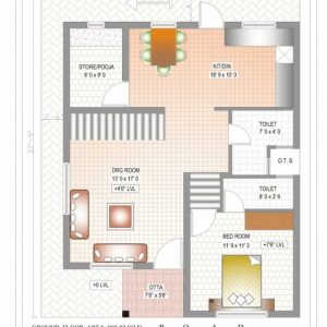 1000 Sq Ft Duplex House Plans Indian Style