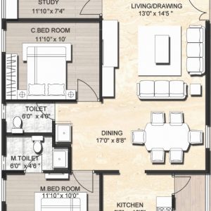 1200 Sq Ft House Plan With Car Parking