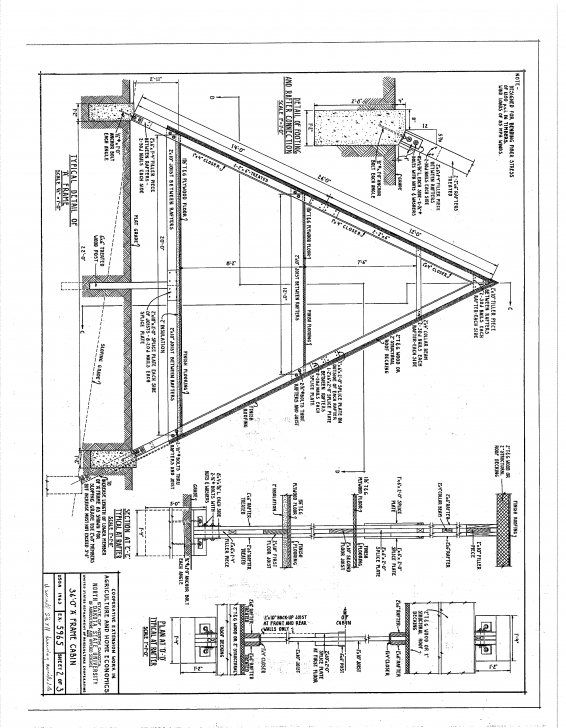 Incredible Free A-Frame Cabin Plans Blueprints Construction Documents | Sds Plans A Frame House Plans With Loft Picture