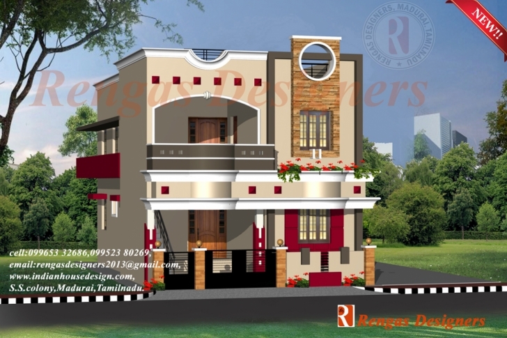 Incredible House Designs Double Floor Collection With Outstanding Houses Front Indian Home Front Elevation Design Photo Gallery Image