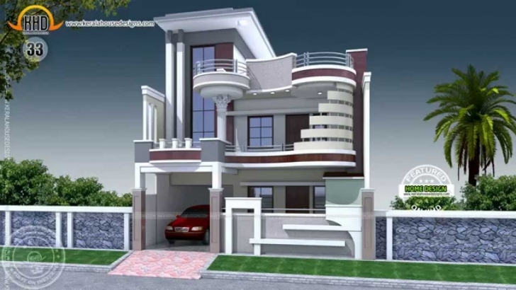 Incredible House Designs Of July 2014 - Youtube Gharelevation One Manzzile Image