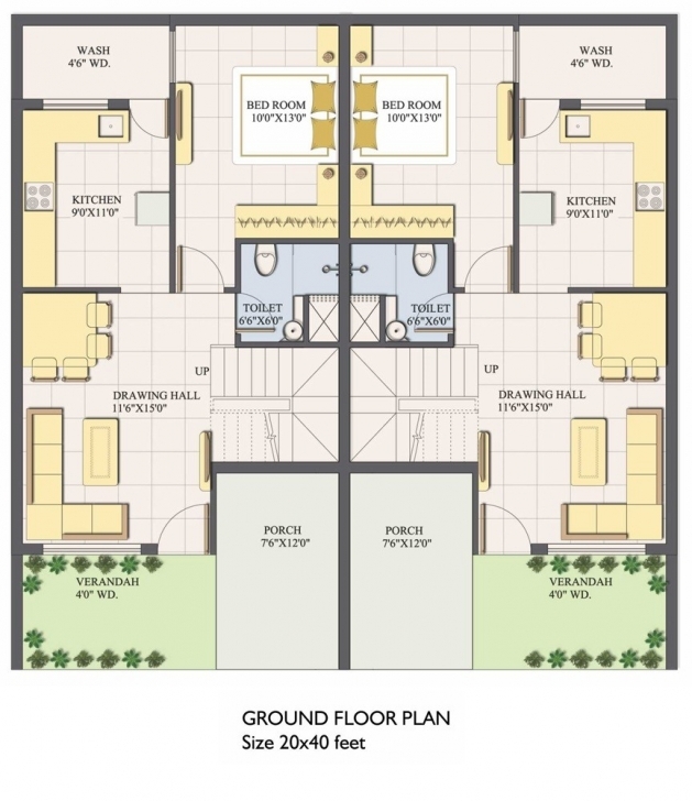 Incredible House Plan West Facing Plans 45Degreesdesign Com Throughout 50 X 40 20*50 House Plan West Facing Picture