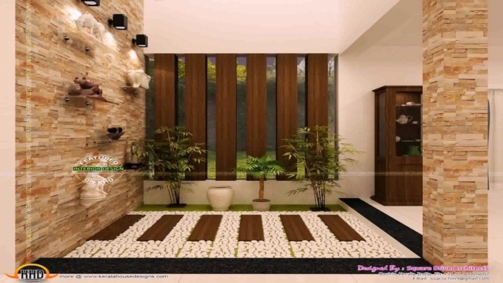 Incredible Kerala Style Courtyard House - Youtube Pergola Design Inside House In Kerala Image