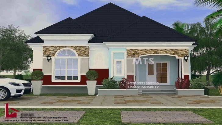 Incredible Pictures Of 4 Bedroom Bungalow House Plans In Nigeria - Youtube Four Bedroom Bungalow In Nigeria Image
