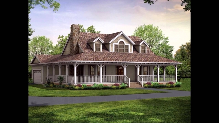 Incredible Wrap Around Porch House Plans - Youtube 4 Bedroom Wrap Around Porch Bungalow Photo