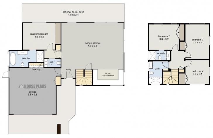 Incredible Zen Cube 4 Bedroom - House Plans New Zealand Ltd Double Storey House Plans Nz Image