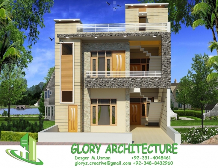 Inspirational 25X50 House Elevation, Islamabad House Elevation, Pakistan House Front Elevation Of Houses In Pakistan Image