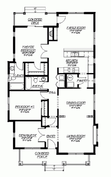 Inspirational 28 Surprisingly 3 Bedrooms House Plans On Simple Bungalow Style Plan 1500 Sq Ft House Plans Pic