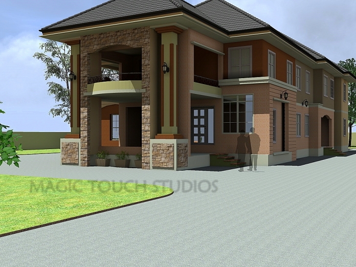Inspirational 4 Bedroom Duplex With Attached Two Bedroom Flat. Photos Of 4 Bedroom Flats Picture