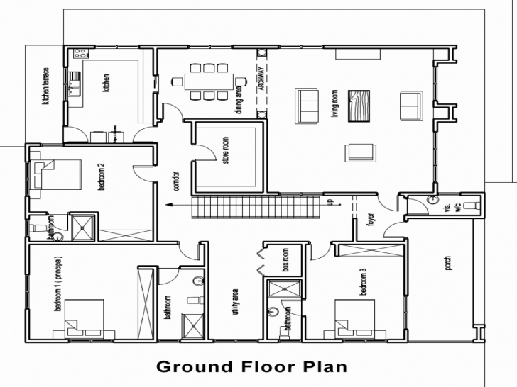 Inspirational 60 Fresh Photograph 4 Bedroom Bungalow House Plans Kenya | Hous Four Bedroom Bungalow House Plans In Kenya Picture