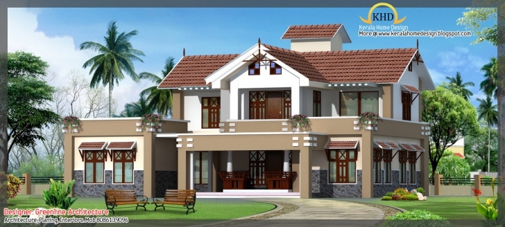 Inspirational Awesome House Elevation Designs Kerala Home Design Floor Plans Kerala House Elevations With 3D View Picture