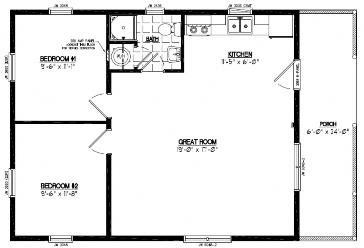 Inspirational Certified Homes | Settler Certified Home Floor Plans 22 X 40 Ft House Plans Photo