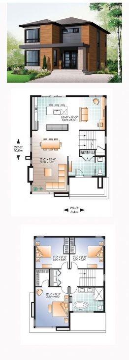 Inspirational Contemporary Modern House Plan 76317 | Modern House Plans, Bedrooms Modern 3 Bedroom House Floor Plans Photo