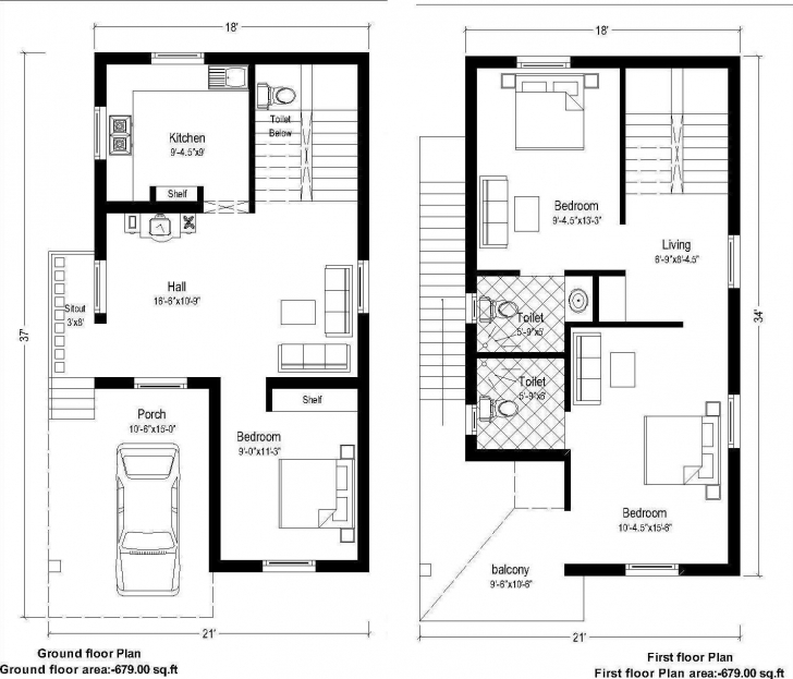 Inspirational Duplex House Plans 20 X 40 | Daily Trends Interior Design Magazine 20*60 House Plan 3D North Facing Image