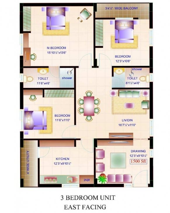 Inspirational East Facing House Vastu Plans House Plan For 30 Feet By 50 Feet Plot Home Map 16*50 Feet Picture