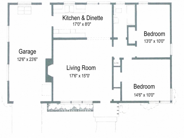 Inspirational House Plan Drawing 2 Bedroom Pictures Bath Car Garage Plans Plan And Drawing 2018 Image