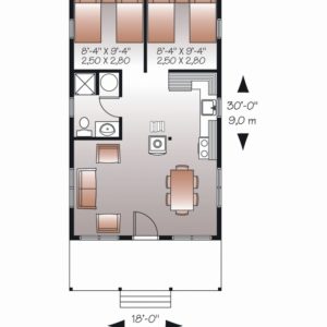 20*30 House Plans 3D