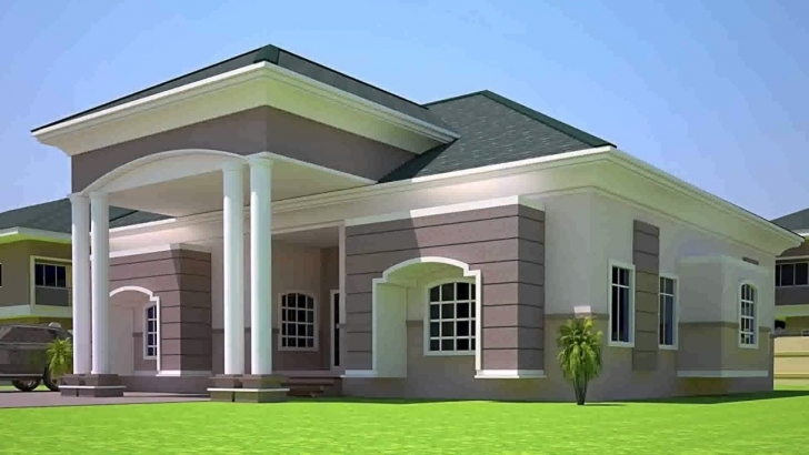 Inspiring 3 Bedroom House Design In Ghana - Youtube Three Bedroom House Picture