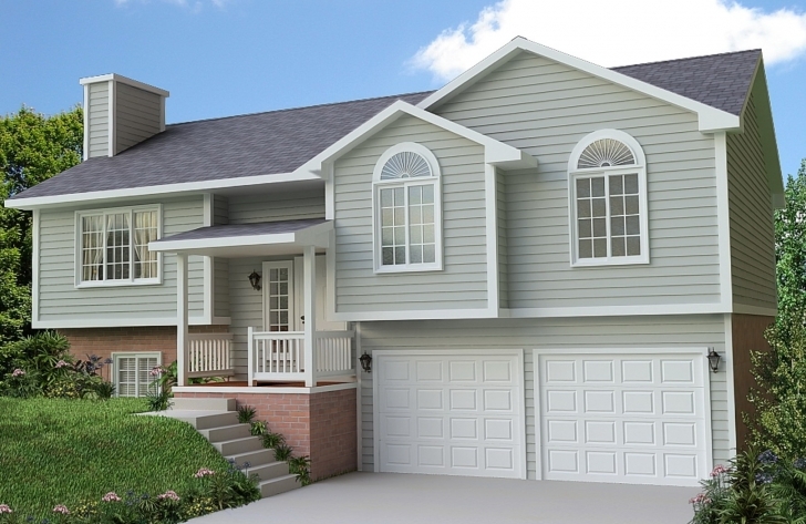 Inspiring Adding A Front Porch To A Split Level Home | Home Design Ideas Bilevel Front Porch Picture