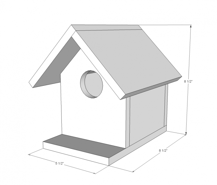 Inspiring Ana White | Kids Kit Project: $2 Birdhouse - Diy Projects Bird House Plans Photo