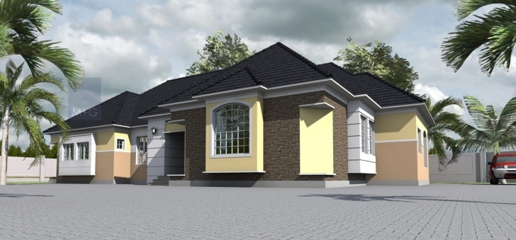 Inspiring Contemporary Nigerian Residential Architecture: 4 Bedroom Bungalow Modern Bungalow Designs In Nigeria Pic