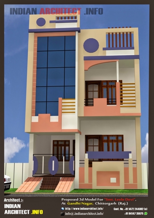 Inspiring Home Idea Blog-Ifi: Home Design 20 50 20 * 50 House Plan 3D Photo