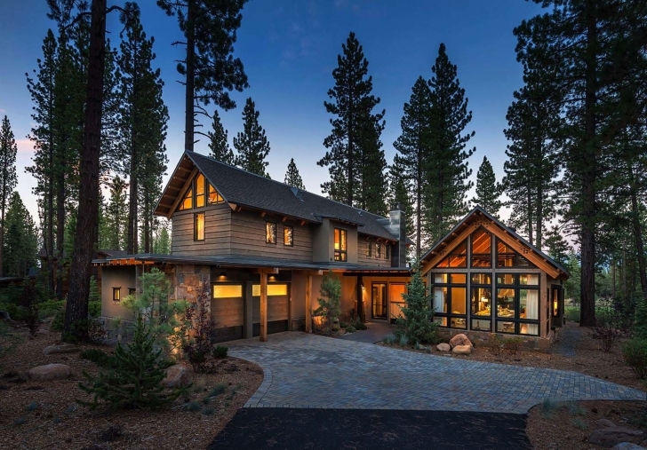 Inspiring Rustic Mountain House With A Modern Twist In Truckee, California Modern Rustic Mountain Home Image