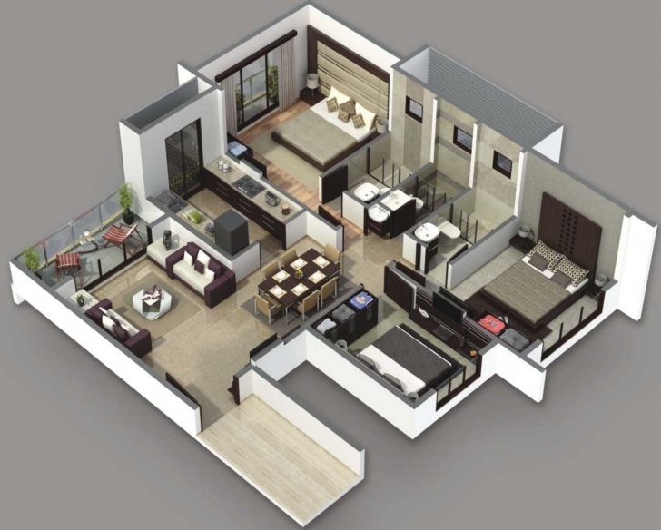 Interesting 1500 Sqft Double Bungalows Designs 3D Types Of Home 2018 With 1500 Sq Ft House Plans 3D Picture