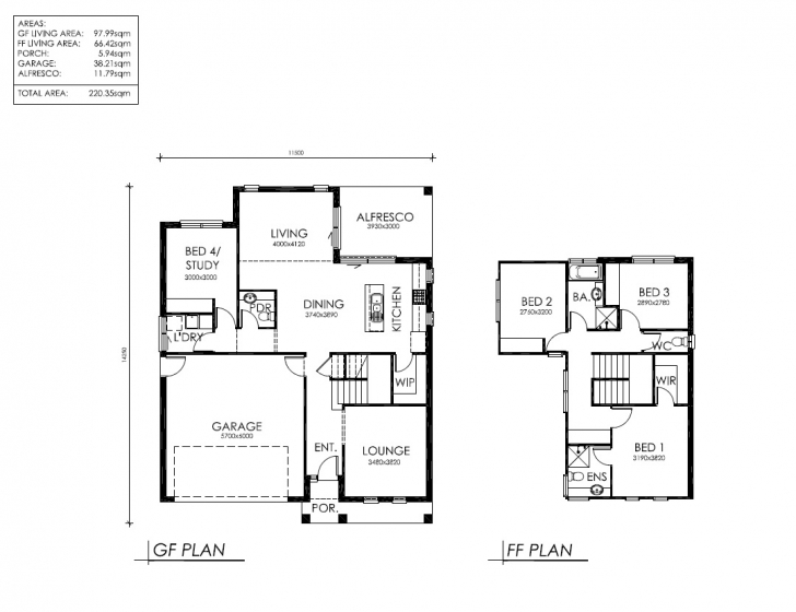 Interesting 2 Storey House Plans Australia Double Storey House Plans Australia Picture