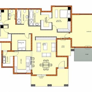 Simple 4 Bedroom House Plans South Africa