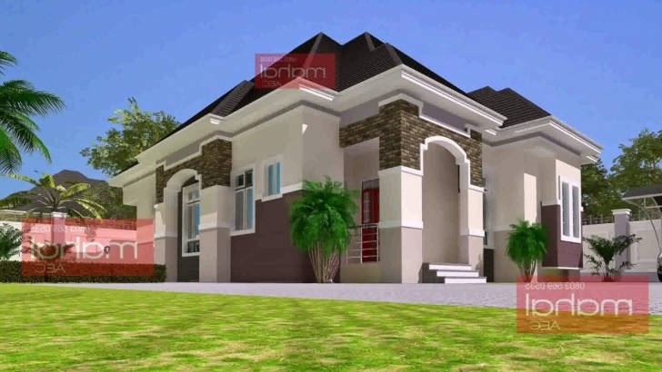 Interesting 5 Bedroom Bungalow House Plans In Nigeria - Youtube Nigerian House Plans For Sale Photo