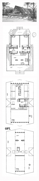 Interesting 51 Best A-Frame House Plans Images On Pinterest | Architecture A Frame House Plans 3 Bedroom Image