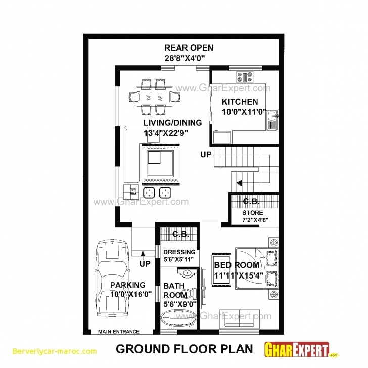Interesting 89+ House Design 15 Feet By 60 Feet - House Plan For 39 Feet By 57 15/60 Home Map Photo