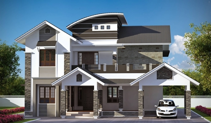Interesting Affordable Modern House Plans Nautical — Modern House Plan : Modern Kerala House Planners Image