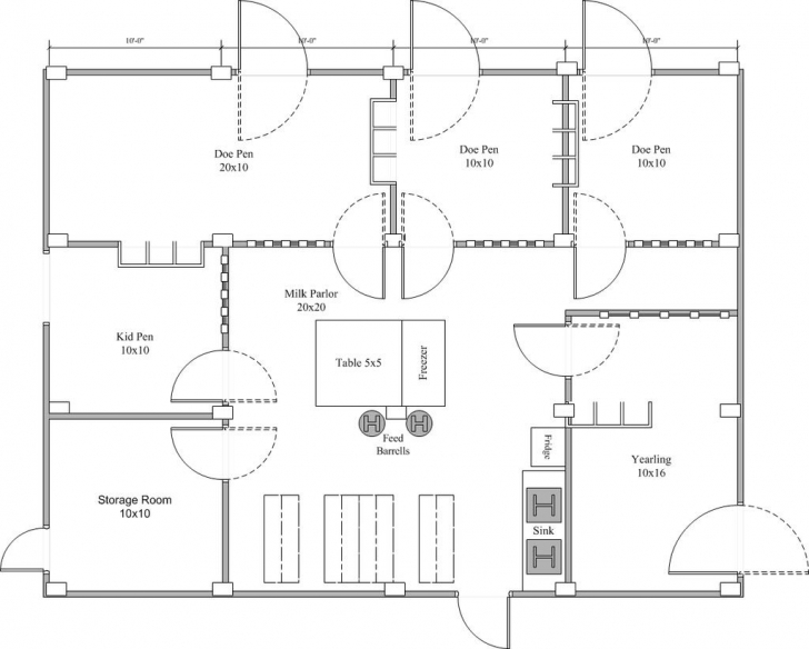 Interesting Barn And Pasture Plans - Dairy Goat Info Forum | Goats! | Pinterest Goat Housing Plans Pic