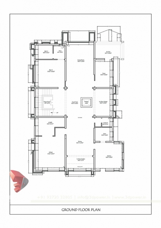 Interesting Bunglow Design- 3D Architectural Rendering Services - 3D 2D Plans Hd Pics Photo