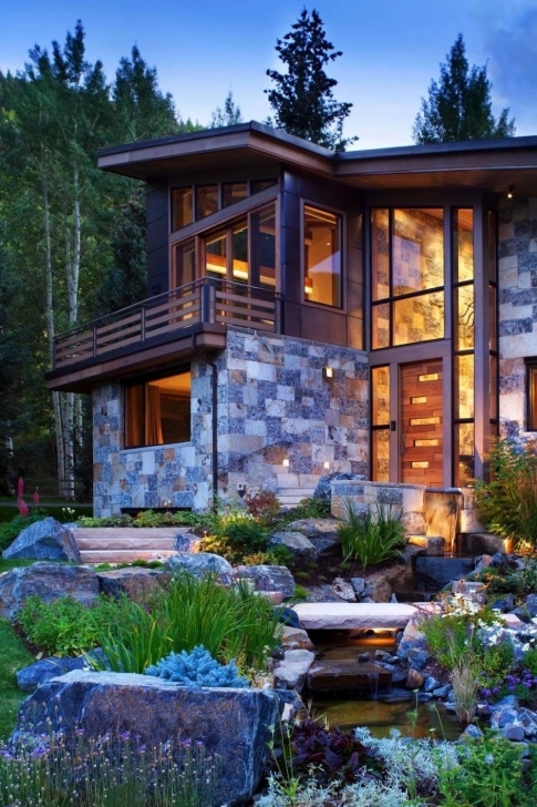Interesting Captivating Modern-Rustic Home In The Colorado Mountains | Colorado Modern Rustic Mountain Home Pic