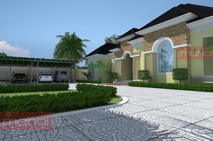 Interesting Contemporary Nigerian Residential Architecture: Luxury 5 Bedroom 5 Bedroom Buildings Picture