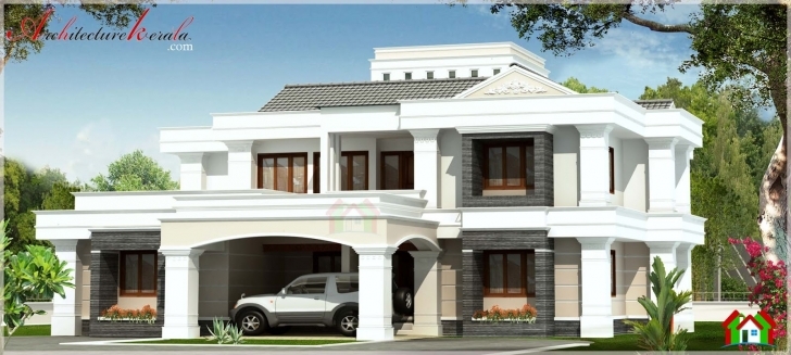 Interesting Contemporary Style Kerala House Elevation - Architecture Kerala Kerala House Elevation Pictures Photo