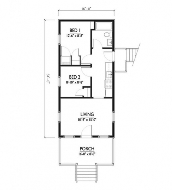 Interesting Download 16 X 50 House Plans | Spc House Expert 16*50 House Design Photo