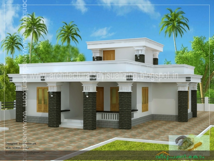 Interesting Feet Bedroom Kerala Single Floor House Design Budget Plans Kerala House Plans Low Cost Plan Photos Pic