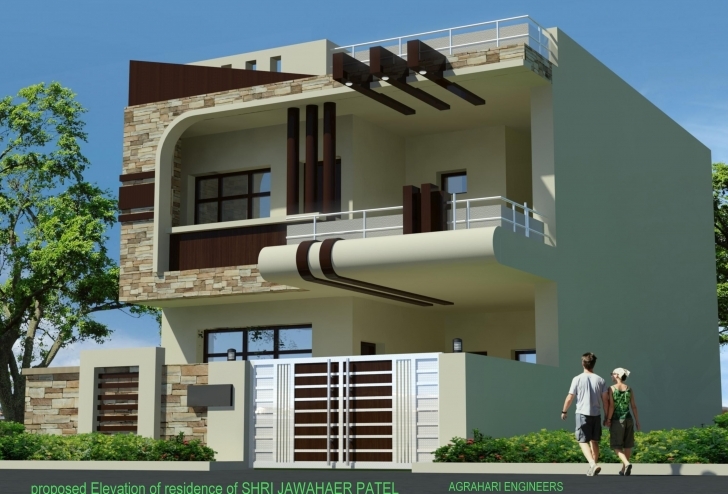 Interesting Front Elevation Of 25 | Yunus Architecture 1 | Pinterest | House Front Elevation House 20 Ft Photo