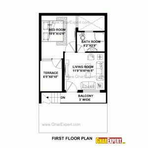 20*35 Duplex House Plan